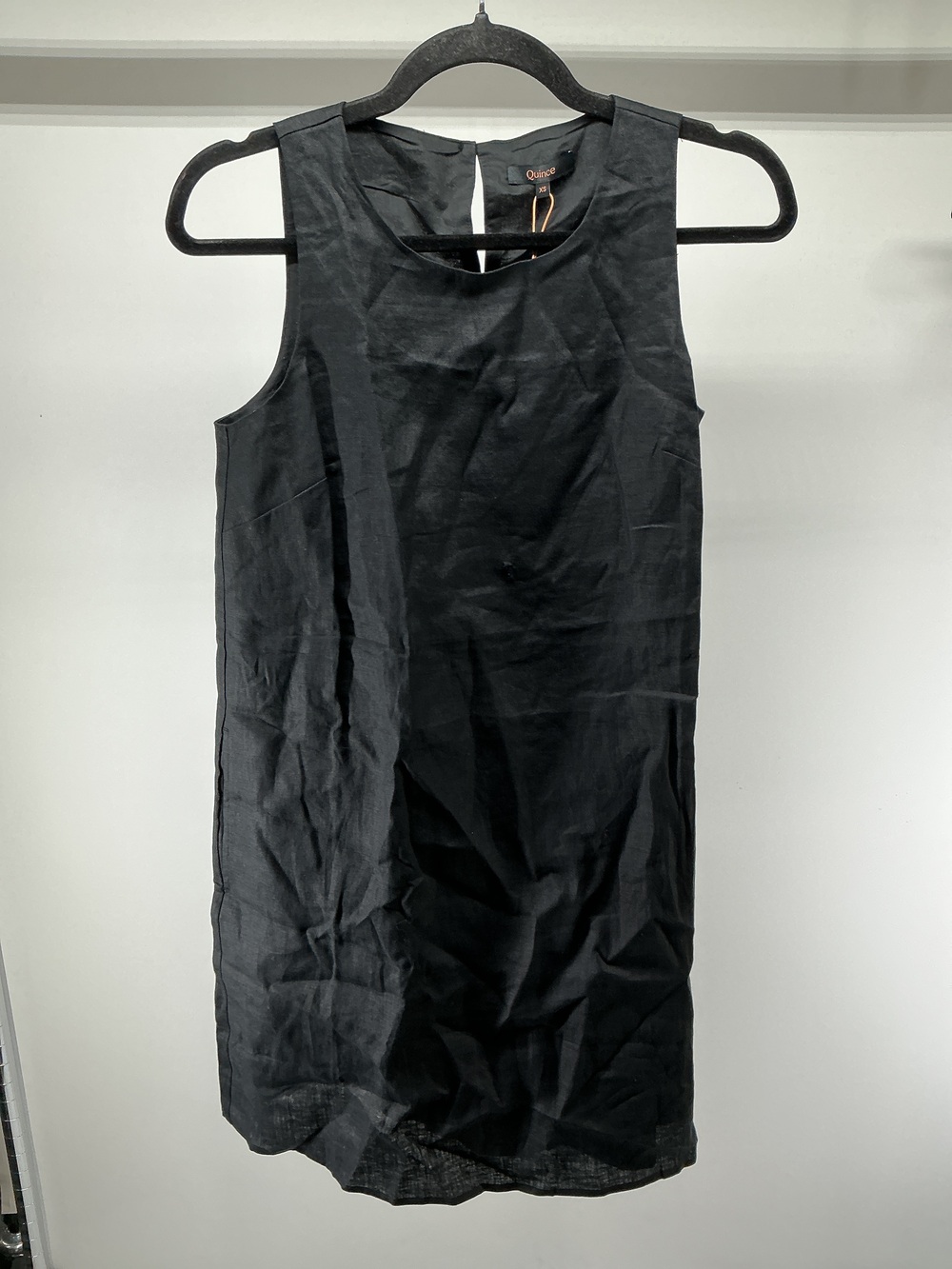 100% European Linen Tank Mini Dress